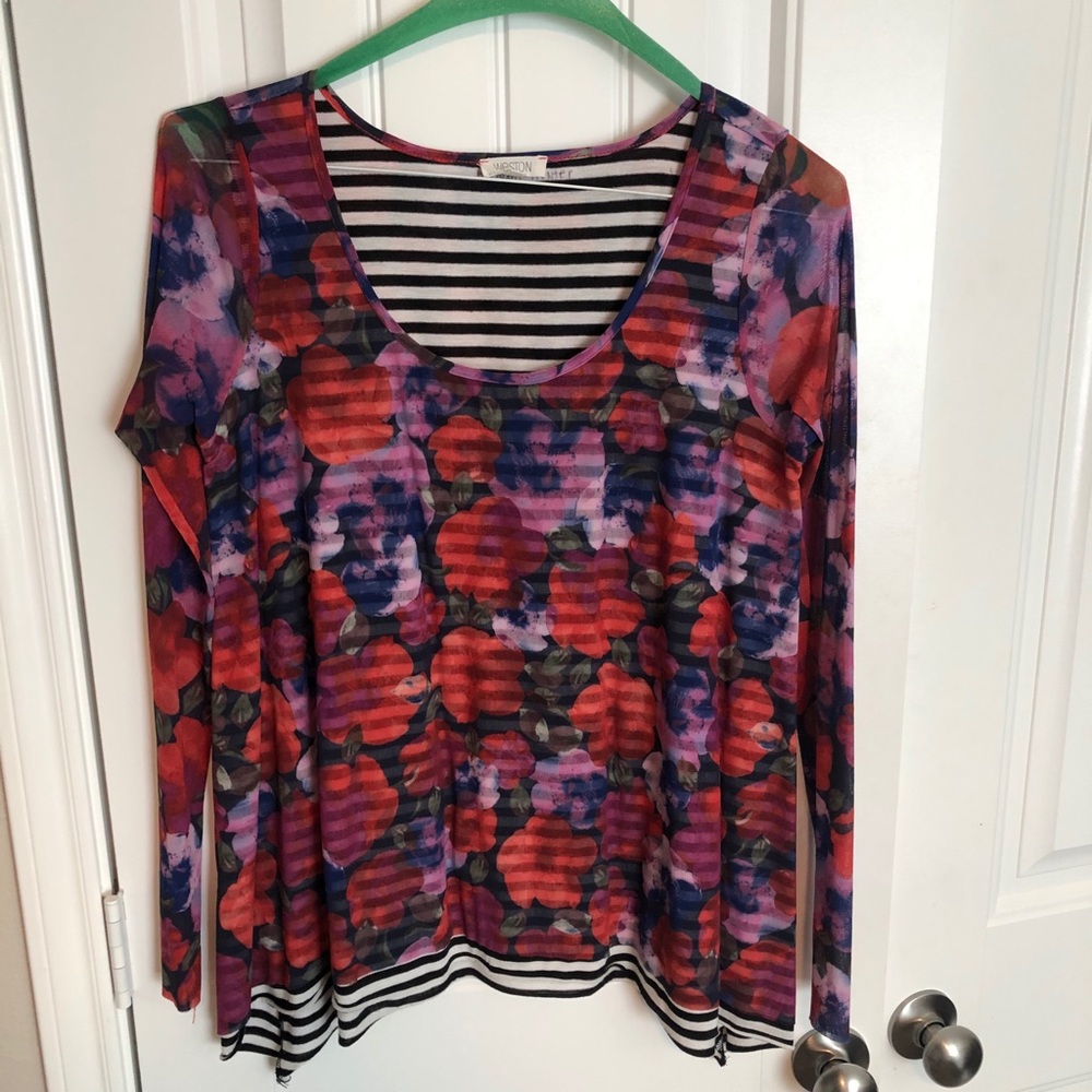 Floral print top